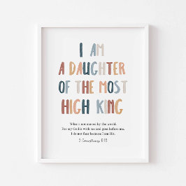 Eu sou filha do poster mais alto rei