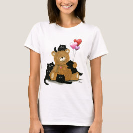 Eu sou gatos de urso do ursinho da camisa dos