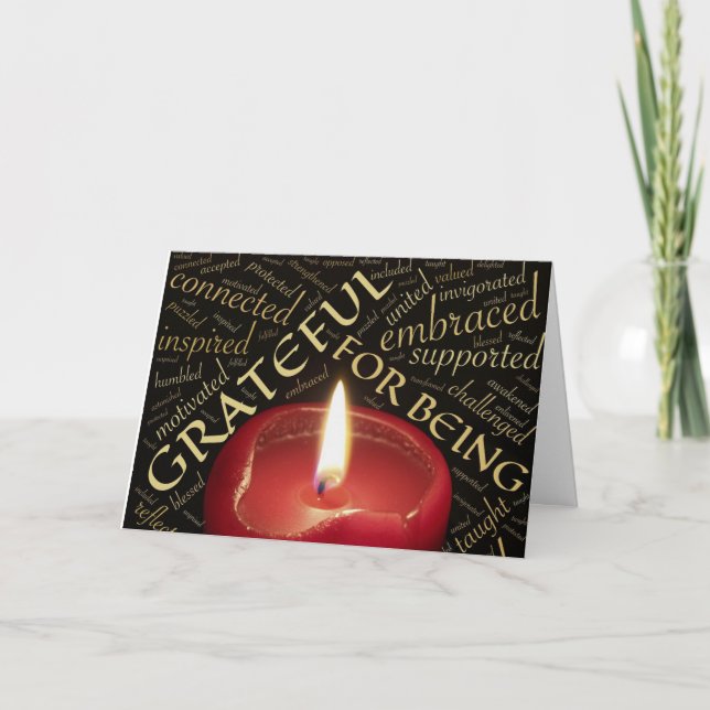 EU SOU GRATUITO CARTÃO DE GRATITUDE (Frente)