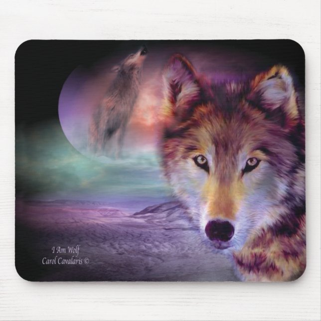 Eu sou lobo Mousepad (Frente)
