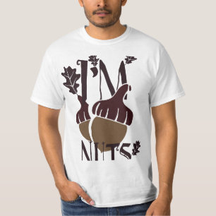Eu sou Loucos - Engraçada Camiseta de Bolas de out