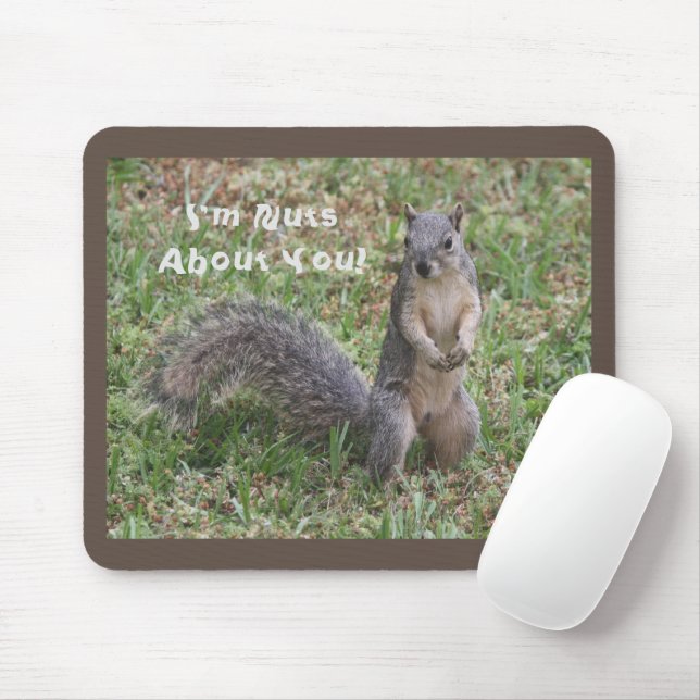 Eu sou Loucos sobre você Mousepad (Com mouse)