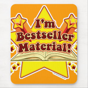Eu sou material do bestseller! mousepad