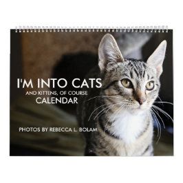 Eu sou no calendário dos gatos e dos gatinhos