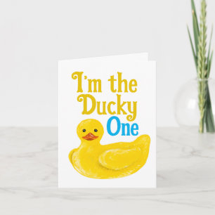 Eu sou o Cartão de Aniversário Ducky One