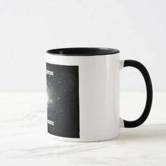 Eu sou o centro de meu preto da caneca do universo
