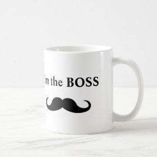 Eu sou o CHEFE, caneca de café