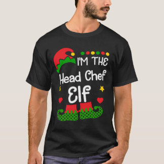 Eu Sou O Chefe Elf Camiseta Família De Natal Elf C