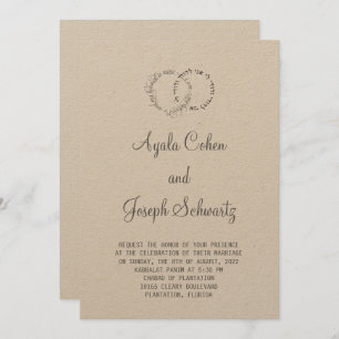 Eu sou o convite de casamento do meu amado