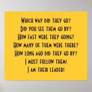 Eu sou o líder deles! Pôster