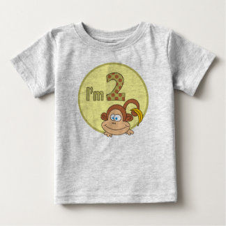 Eu sou o macaco 2 bonito com a camisa do