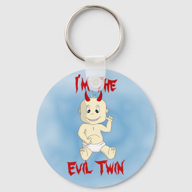 Eu sou o Mau Twin Chaveiro (Frente)