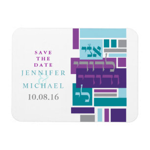 Eu sou o meu amado casamento Salve o ímã da data