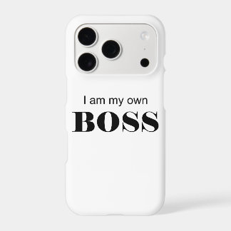 Eu sou o meu chefe!