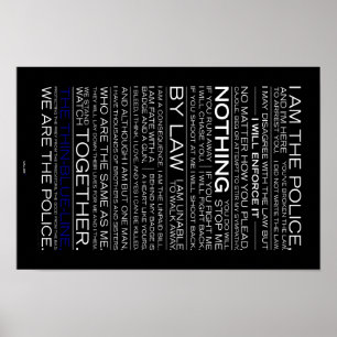 Eu Sou O Poster Da Polícia
