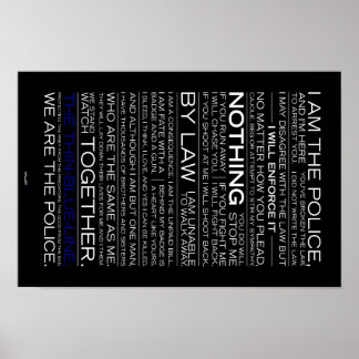 Eu Sou O Poster Da Polícia