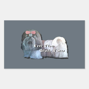 Eu sou o Shih Tzu - etiquetas