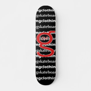 Eu sou o skate G - Logotipo vermelho