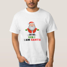 Eu sou Papai noel Camiseta de Mens
