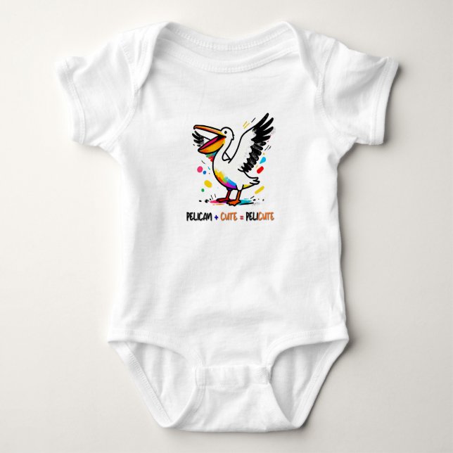 Eu Sou Pelicute – Camiseta de Pelicano Fofo (Frente)