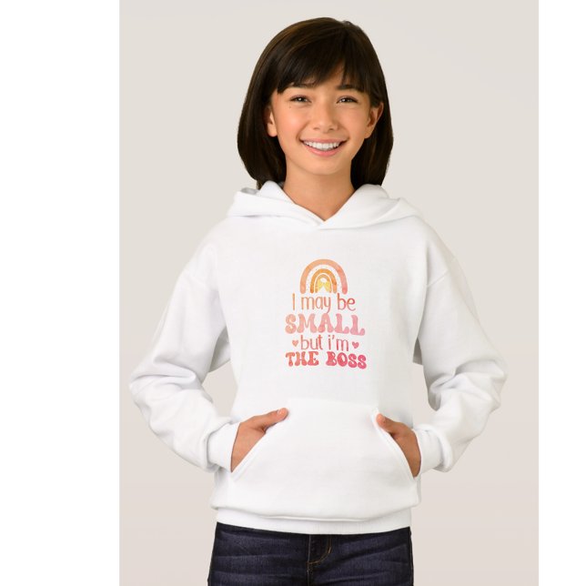 Eu sou pequeno mas eu sou o chefe (cute  hoodie I am small but i am boss)