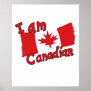 Eu sou Poster canadense