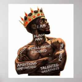 Eu sou poster do Homem Negro