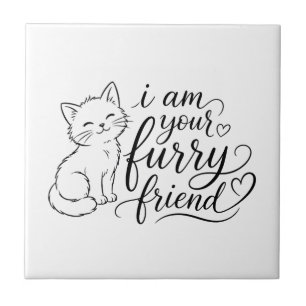 Eu Sou Seu Amigo Peludo Design de Pet Fofo