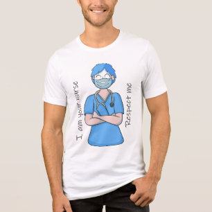 Eu Sou Sua Enfermeira Respeite-Me Tee