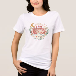 Eu Sou Suficientemente Fofo Design de Afirmação Po