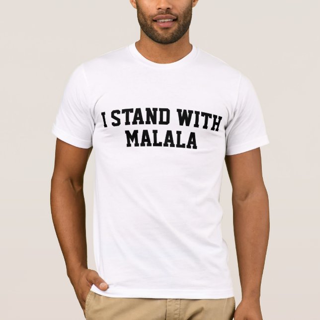 Eu sou t-shirt & camisas de Malala (Frente)