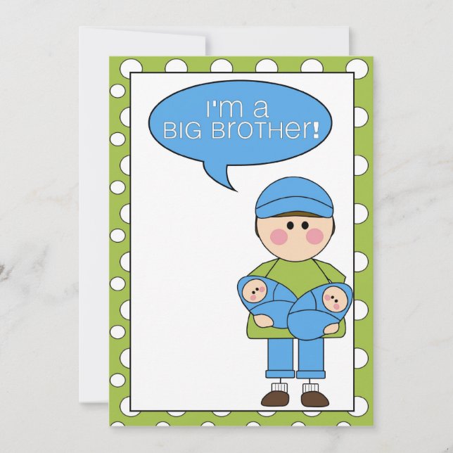 eu sou um anúncio de irmão mais velho (irmãos gême (Frente)