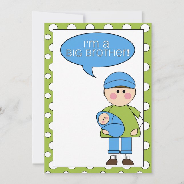 eu sou um anúncio de irmão mais velho (menino) (Frente)