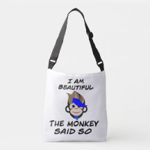 Eu sou um Bolsa de macaco bonito