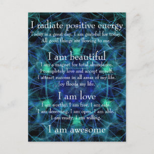 Eu sou um cartão postal incrível