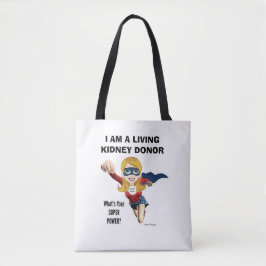 EU SOU UM DADOR DE RINS VIVO TOTE BAG