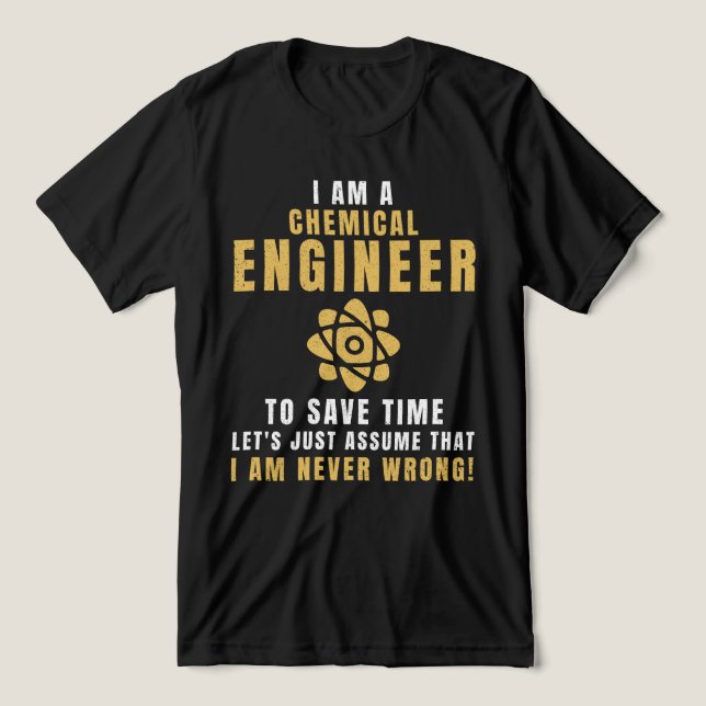 Eu sou um engenheiro químico (Design frontal)