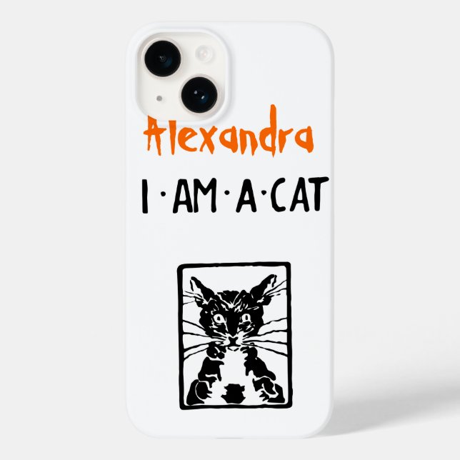 Eu sou um Gato Preto de Halloween (Verso)