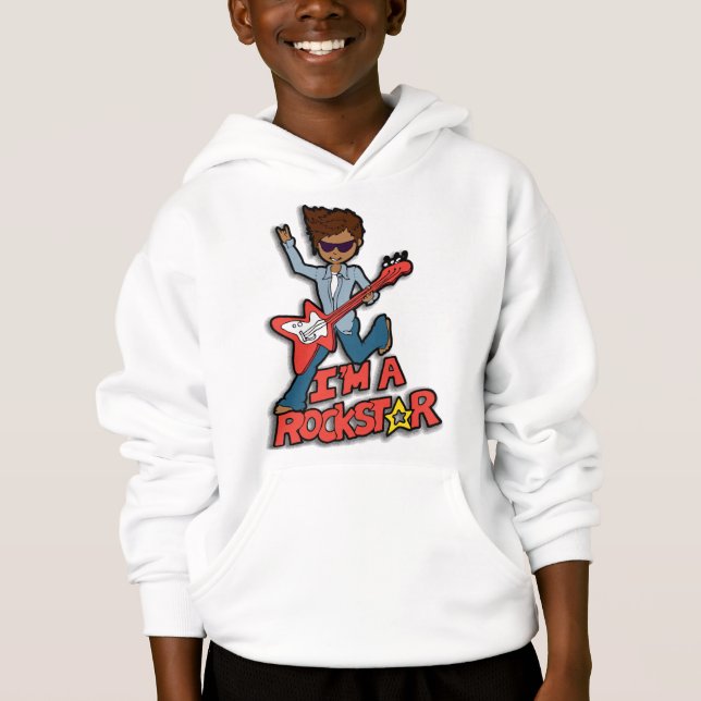 Eu sou um guitarra de estrela do foguete, garoto d (Frente)