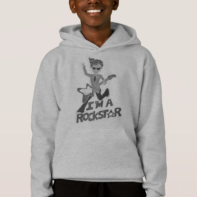 Eu sou um hoodie rockstar dos meninos (Frente)