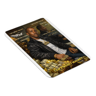 EU SOU UM ÍMÃ DE DINHEIRO CARTÃO MAGNÉTICO