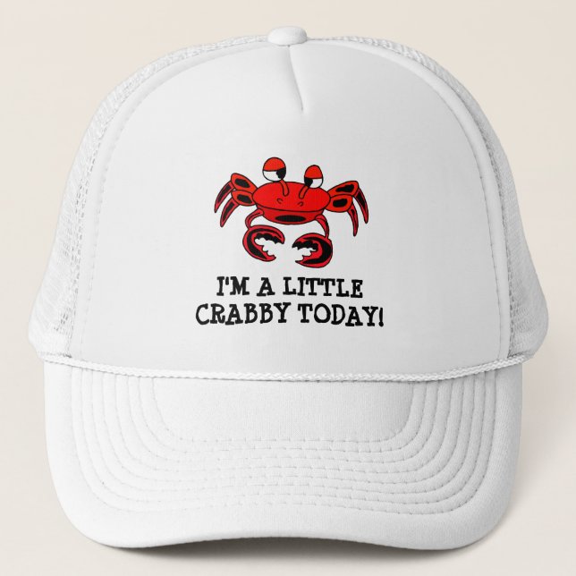 Eu sou um pouco boné Crabby da bola de hoje (Frente)