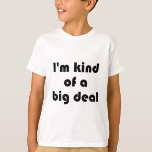 Eu sou um tipo de camiseta laranja do Big Deal Kid