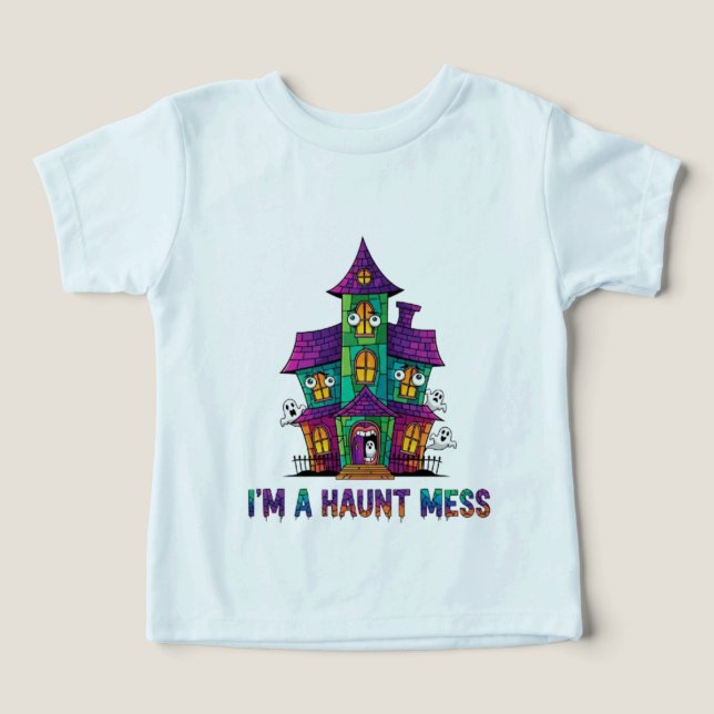 EU SOU UMA BAGUNÇA ASSOMBRADA (Design frontal)