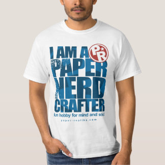 Eu sou uma camisa de papel do Crafter T do nerd