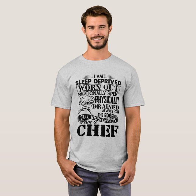 Eu sou uma camisa do cozinheiro chefe T (Frente Completa)