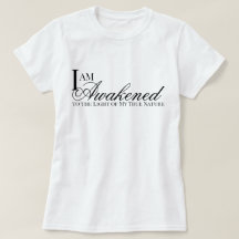 Eu sou uma camiseta de afirmação despertada oração