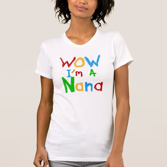Eu sou uma camiseta de Nana e presentes (Frente)
