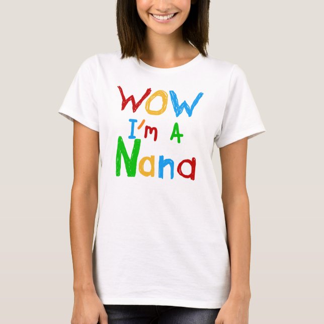 Eu sou uma camiseta de Nana e presentes (Frente)