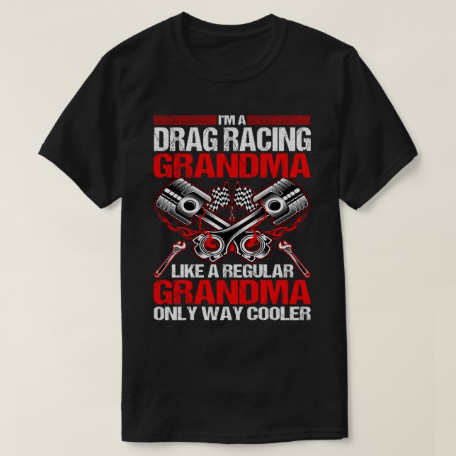 Eu Sou Uma Camiseta Grande Da Corrida De Arrasto (Frente do Design)